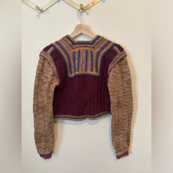 Hand Knit Lucy Horton Sweater - Picture 3 of 4